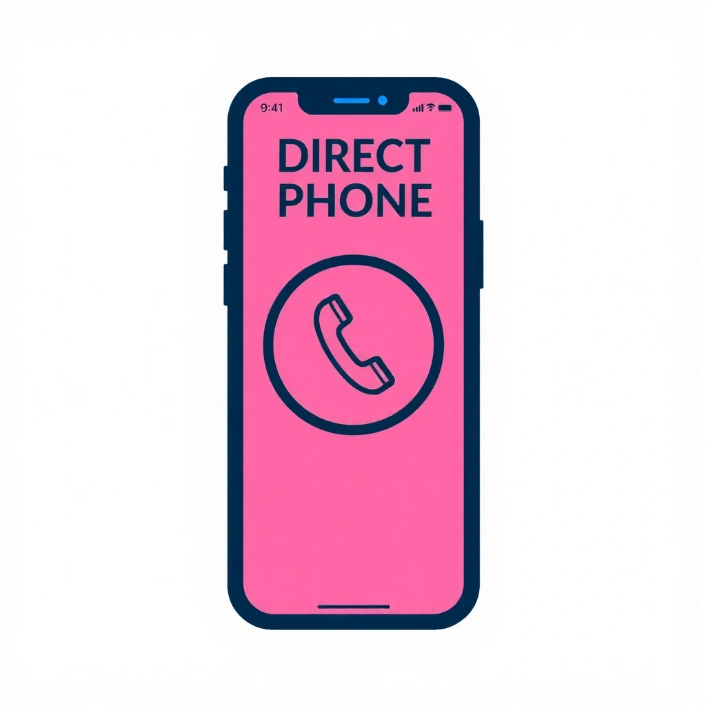 Ilustrație: Telefon mobil, reprezentând contactul telefonic